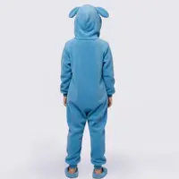 Macacão Pijama Infantil 4 a 10 Anos Stitch Disney Azul