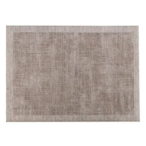 Tapete Para Quarto E Sala 2,00X3,00 M Cairo Havan Casa - Moldura Bege E Marrom