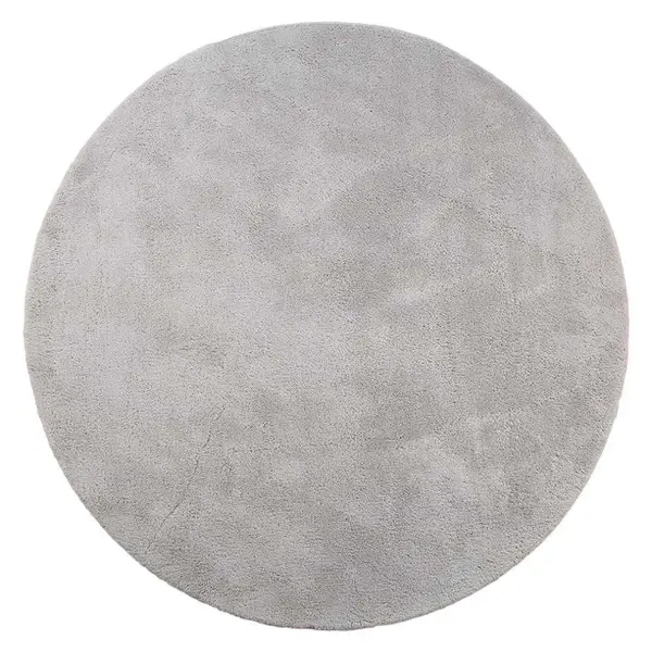 Tapete Redondo para Quarto e Sala 1,60X1,60M Classic Havan Casa - Cinza