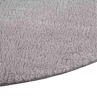 Tapete Redondo para Quarto e Sala 1,60X1,60M Classic Havan Casa - Cinza