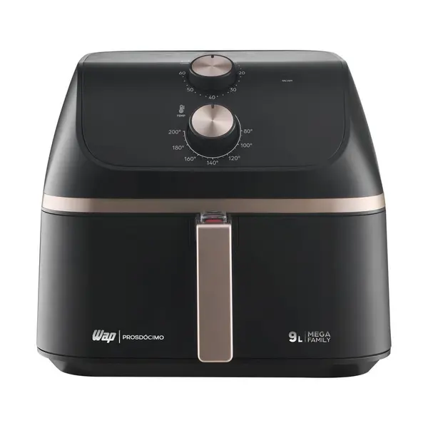 Fritadeira Air Fryer Wap Wafm9 9L Cesto Quadrado e Amplo 1900W