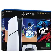 Console Playstation 5 Sony Slim Digital 825Gb com Jogos Astro Bot e Gran Turismo 7