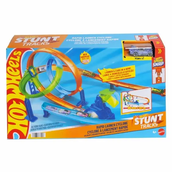 Kit Pista Hot Wheels Action Lança e Bate Mattel