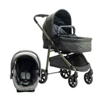 Kit Carrinho e Bebê Conforto Extreme Must Travel System Galzerano - Pistache