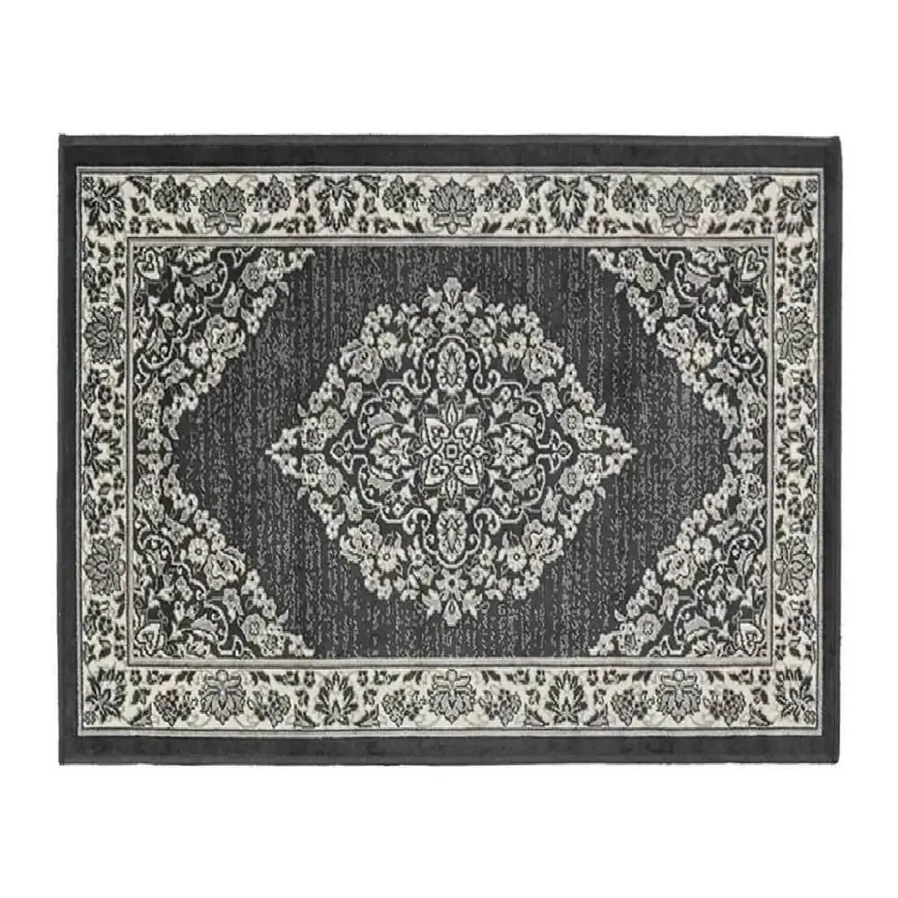 Tapete para Quarto e Sala 2,00X2,40 m Belga Havan Casa - Moldura Chumbo