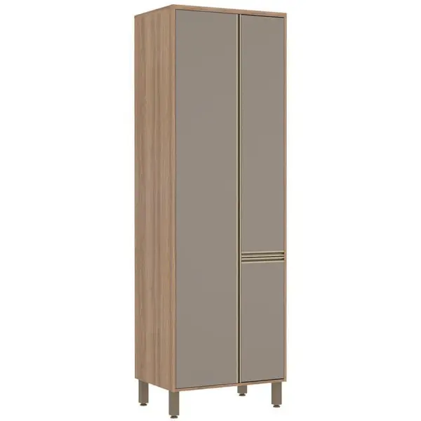 Armário Torre Luciane Yara Despenseiro 3 Portas 70cm