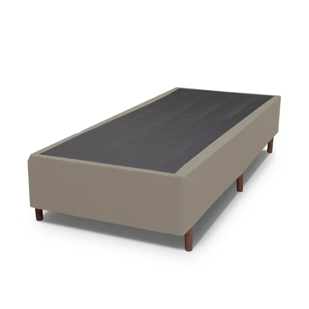 Base Box Solteiro Prince Sued 79x197x41cm