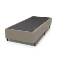 Base Box Solteiro Prince Sued 79x197x41cm