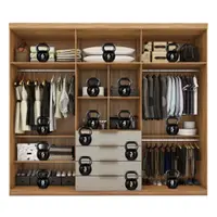 Guarda-Roupa Casal 6 Portas 4 Gavetas Demobile Giardino New