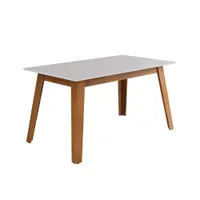 Conjunto Mesa de Jantar 78cm x 160cm 6 Cadeiras Dobue