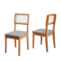 Conjunto Mesa de Jantar 78cm x 160cm 6 Cadeiras Dobue