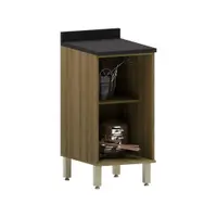 Balcão de Cozinha 40 cm 1 Porta com Tampo Luciane Isis