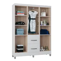Guarda Roupa Poquema Capri 6 Portas 2 Gavetas