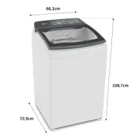 Máquina de Lavar Brastemp 18Kg Tira Manchas Advanced Antibolinha BWF18AB
