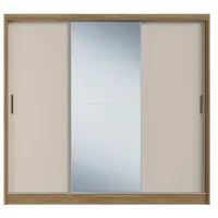 Guarda-Roupa Casal 3 Portas 4 Gavetas Demobile Dalila