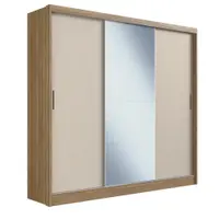 Guarda-Roupa Casal 3 Portas 4 Gavetas Demobile Dalila