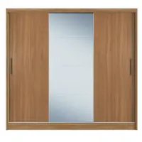 Guarda-Roupa Casal 3 Portas 4 Gavetas Demobile Dalila