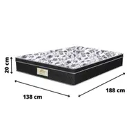 Colchão Casal Gazin Lumier 138cm x 188cm x 20cm