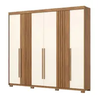 Guarda-Roupa Casal 6 Portas 4 Gavetas Henn Norton
