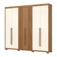 Guarda-Roupa Casal 6 Portas 4 Gavetas Henn Norton