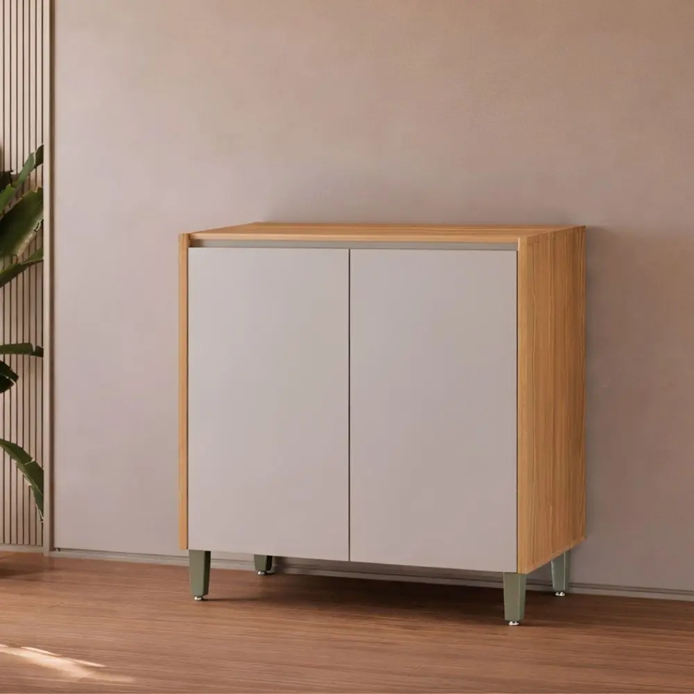 Balcão de Cozinha 80 cm 2 Portas com Tampo Linea Brasil Allure