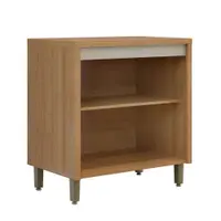 Balcão de Cozinha 80 cm 2 Portas com Tampo Linea Brasil Allure