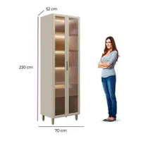 Cristaleira 2 Portas Linea Brasil Allure