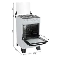 Fogão 4 Bocas Mueller Mesa Inox MFI4BB