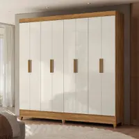Guarda-Roupa Casal 8 Portas 2 Gavetas Moval Marajó Paris
