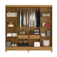 Guarda-Roupa Casal 8 Portas 2 Gavetas Moval Marajó Paris