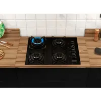 Balcão Notável com Cooktop Itatiaia Essencial 4 Bocas Automático