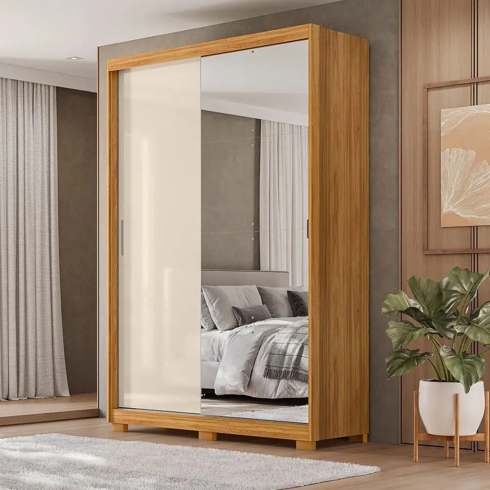 Guarda-Roupa Casal 2 Portas 4 Gavetas Demobile Star
