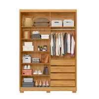 Guarda-Roupa Casal 2 Portas 4 Gavetas Demobile Star
