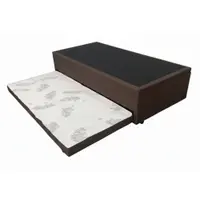 Base Box Baú Prince 88x188x46 Com Cama Auxiliar