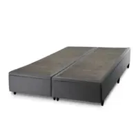 Base Box Baú Prince Sued Queen Size 158 x 197 x 41cm