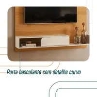 Painel para TV até 55'' Suspenso 136cm HB Móveis Evo