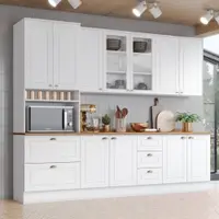 Balcão de Cozinha com Tampo Henn Americana 120cm 2 Portas Clássico