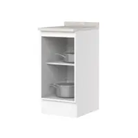 Balcão 1 Porta Com Tampo Henn Americana 40cm
