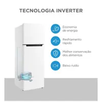 Geladeira Midea Cycle Defrost 410L 2 Portas RT554