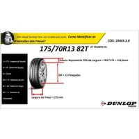 Pneu Dunlop SP Touring R1 Aro 13 175/70R13