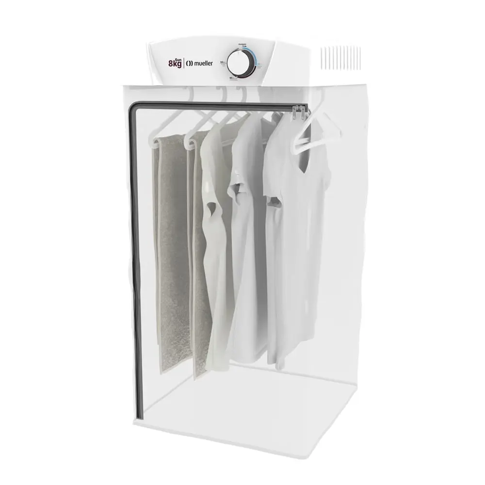 Secadora de Roupas Mueller 8Kg Sun Parede Ar Quente e Frio