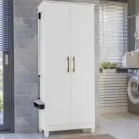 Armário Multiuso Lavanderia 170cm 2 Portas 4 Prateleiras Moval Jade