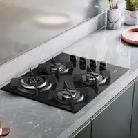 Cooktop Dako Supreme 4 bocas Mesa de Vidro com Tripla Chama
