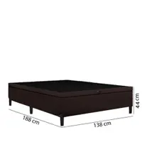 Base Box Casal Itaflex Baú 1,38x1,88x0,32