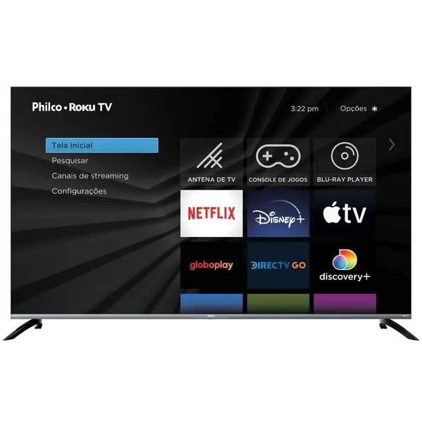 Smart TV Philco 58" 4K HDR10 Dolby Audio PTV58G7UR2CSBL