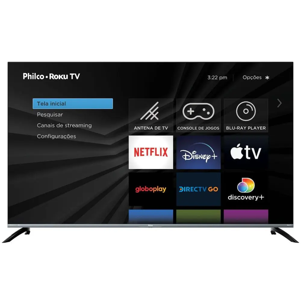 Smart TV Philco 58" 4K HDR10 Dolby Audio PTV58G7UR2CSBL