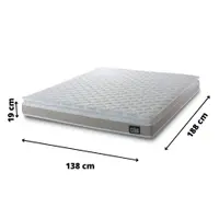 Colchão Casal Hellen Premium One Face Espuma D33 138x188x19