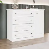 Cômoda 1 Porta 4 Gavetas Henn Americana