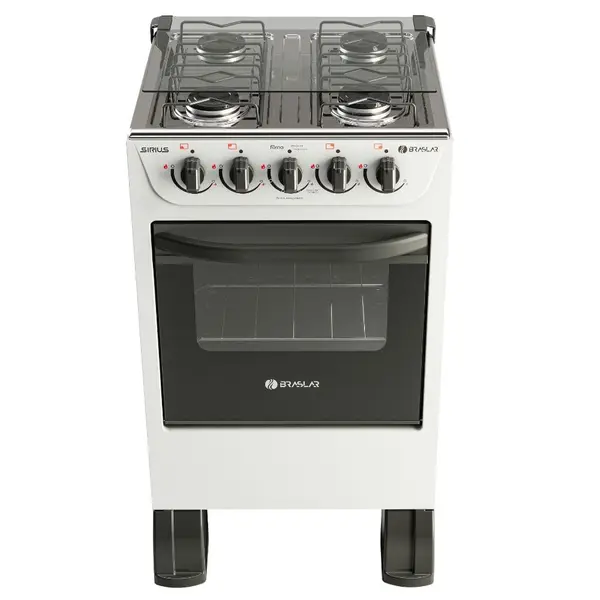 Fogão 4 Bocas Braslar New Sirius