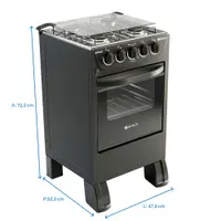 Fogão 4 Bocas Braslar Acendimento Automático Sirius Plus